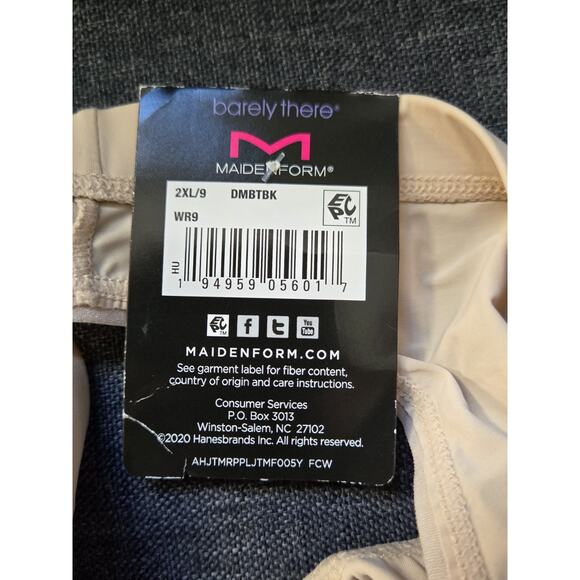 Barely There by Maidenform Invisible Look Beige Bikini Size 2XL - Picture 3 of 3